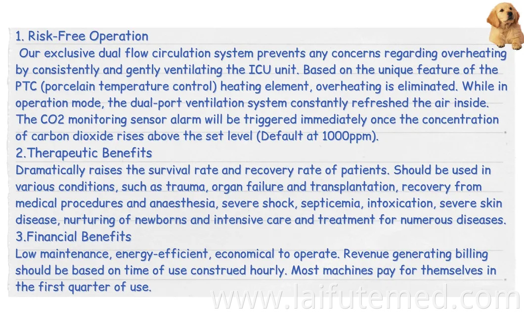 Veterinary Equipment Cheap Pet Incubator Pet ICU Incubator for Pet Clinic for Dog Puppy